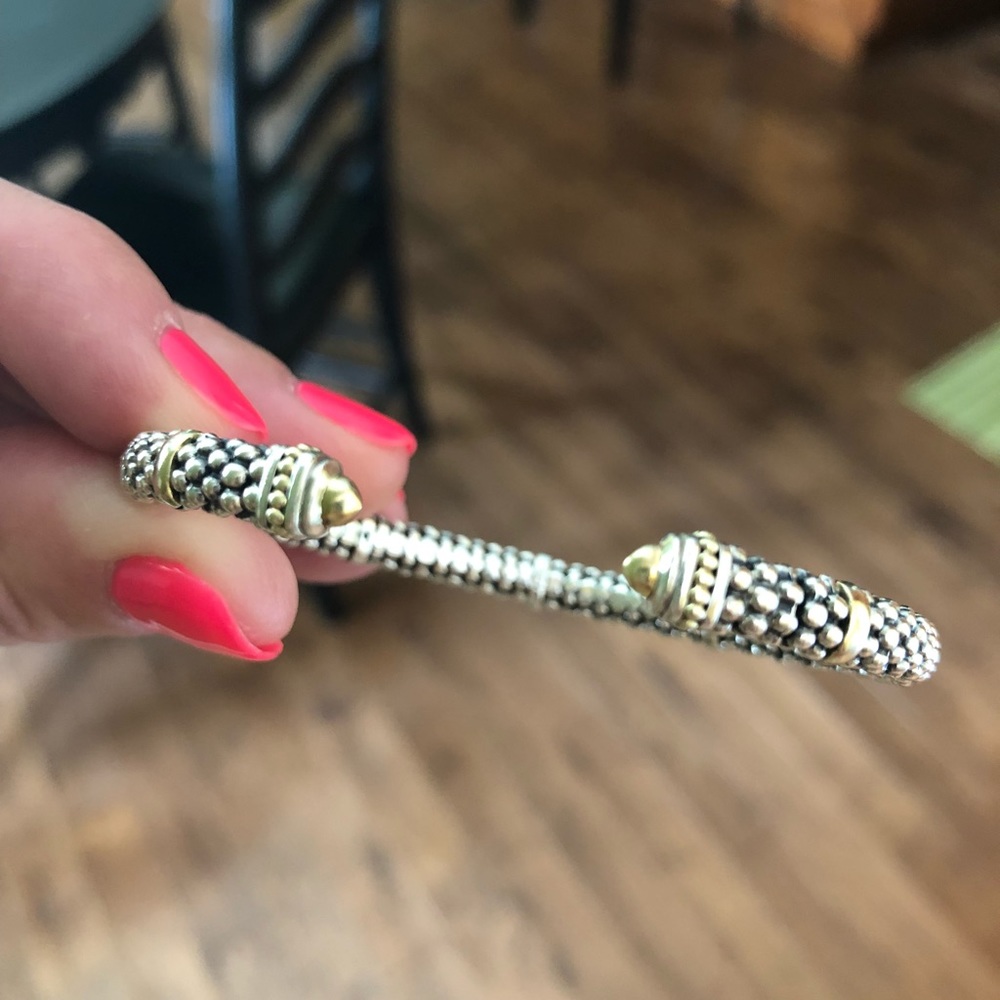 LAGOS caviar cuff bracelet